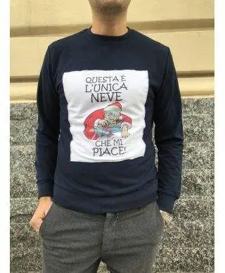 Felpa Natalizia - Divertente - L'unica neve