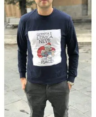Felpa Natalizia - Divertente - L'unica neve