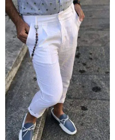 Pantaloni neri - lino