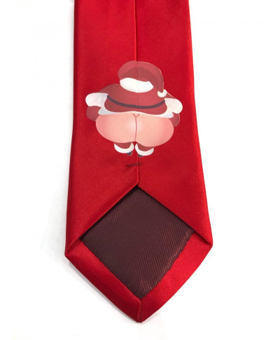 Cravatta rossa, con Babbo natale