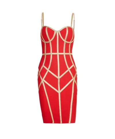 Vestito corto bondage