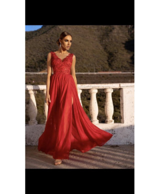 Vestito rosso lungo - Amada