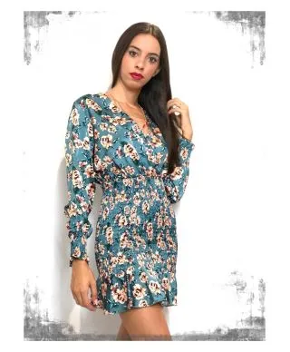 Vestito corto elegante a fiori - Giorgia
