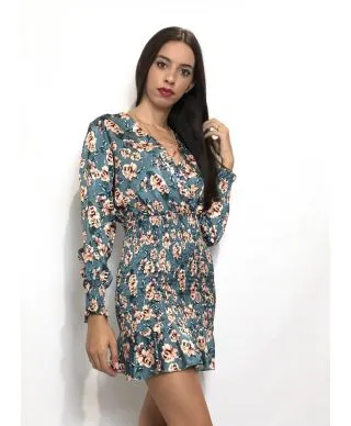Vestito corto elegante a fiori - Giorgia