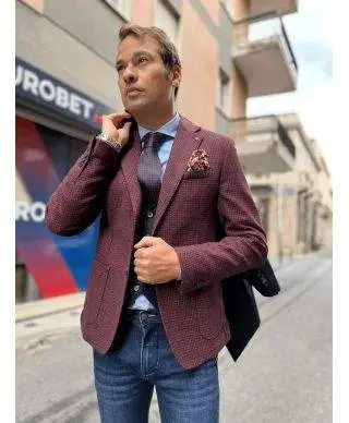 Giacca uomo Bordeaux, Paul Miranda