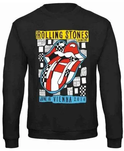 Felpa nera, Rolling stones - Felpe