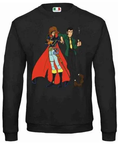 Felpa nera, Lupin, Capitan Harlock - Felpe