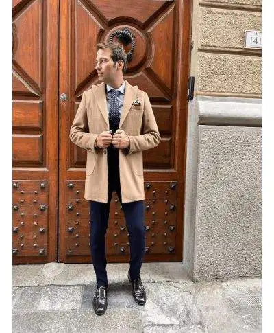 Cappotto cammello - Paul miranda - Made in italy