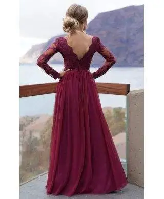 Vestito rosso - Abito lungo elegante