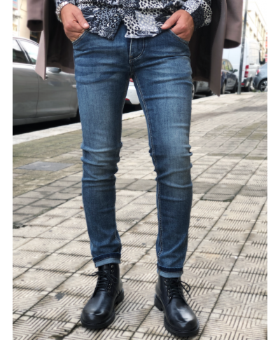 Jeans uomo, slim - Chiaro - Key Jey