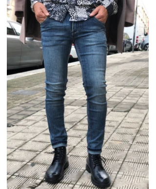 Jeans uomo, slim - Chiaro - Key Jey