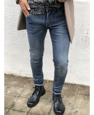 Jeans uomo, slim - Chiaro - Key Jey