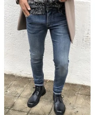 Jeans uomo, slim - Chiaro - Key Jey