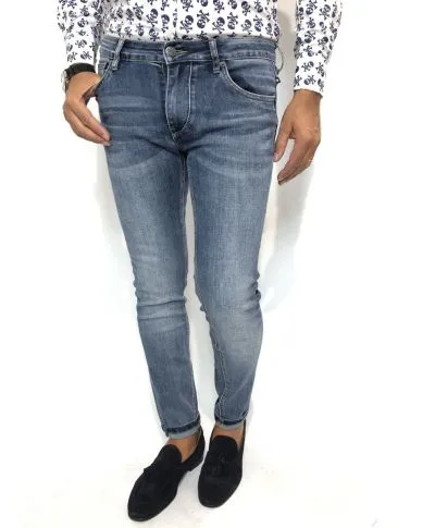 Jeans uomo, slim - Chiaro - Key Jey