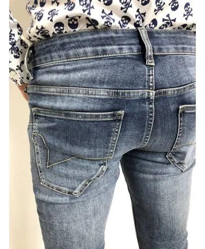 Jeans uomo, slim - Chiaro - Key Jey