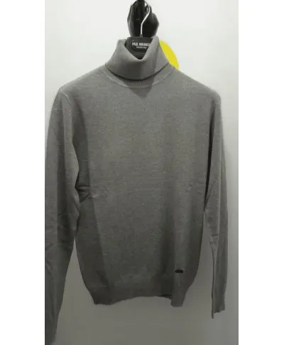Dolcevita uomo, grigio - Elasticizzato e slim