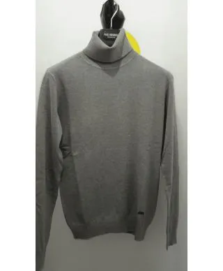 Dolcevita uomo, grigio - Elasticizzato e slim