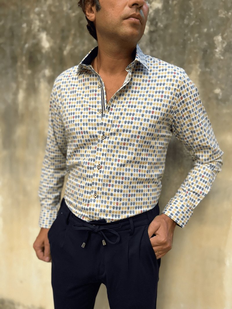 Camicia con clearance teschi