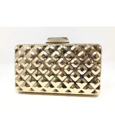Pochette oro - Borsetta da cerimonia con tracolla