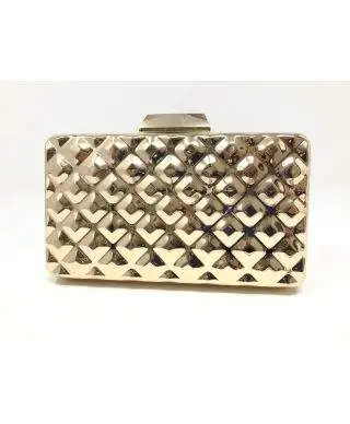Pochette oro - Borsetta da cerimonia con tracolla