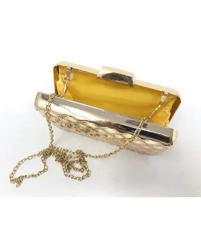 Pochette oro - Borsetta da cerimonia con tracolla