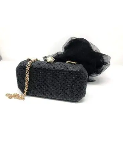 Pochette oro - Borsetta da cerimonia con tracolla