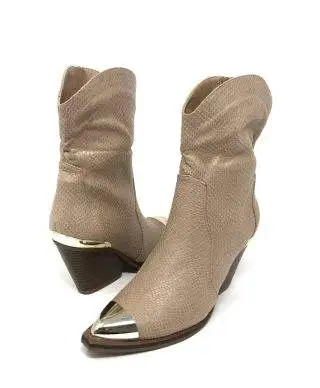 Stivali texani, beige chiaro