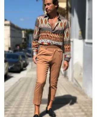 Pantaloni chino, cammello - Paul Miranda