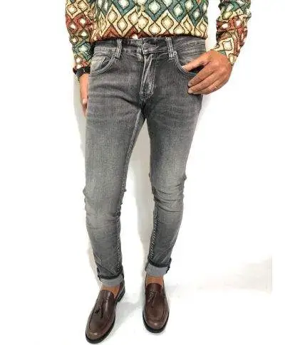 Jeans uomo, grigio - Key Jey