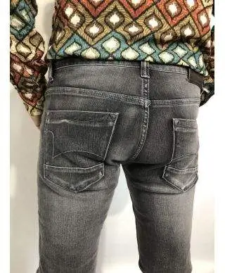 Jeans uomo, grigio - Key Jey