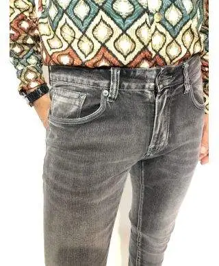 Jeans uomo, grigio - Key Jey