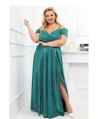Vestito lungo model 208849 With You - Valentina lux - Vestiti eleganti taglie curvy - Gogolfun.it