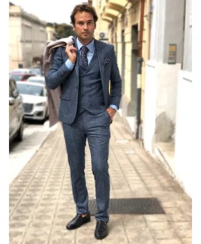 Abito uomo, elegante con Gilet