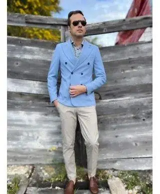 Pantalone Uomo Kej Jey – Tessuto Tecnico Leggero Misto Cotone