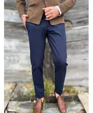 Pantalone estivo Kej Jey, blu - Primavera Estate