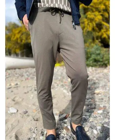 Pantalone estivo Paul Miranda verde - Elastico in vita