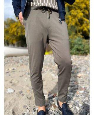 Pantalone estivo Paul Miranda verde - Elastico in vita