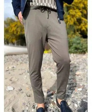 Pantalone estivo Paul Miranda verde - Elastico in vita