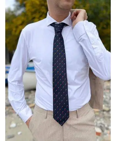 Camicia bianca, Tecnica No Stiro Uomo – Kej Jey Collo Francese