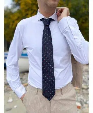Camicia bianca, Tecnica No Stiro Uomo – Kej Jey Collo Francese