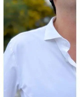 Camicia bianca, Tecnica No Stiro Uomo – Kej Jey Collo Francese