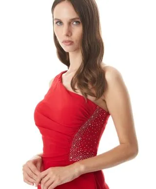 Vestito rosso lungo - A sirena - Giosi