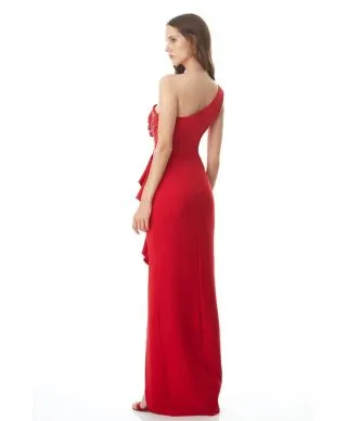 Vestito rosso lungo - A sirena - Giosi