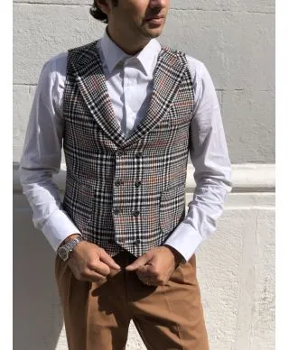 Gilet - Panciotto, fantasia principe di galles