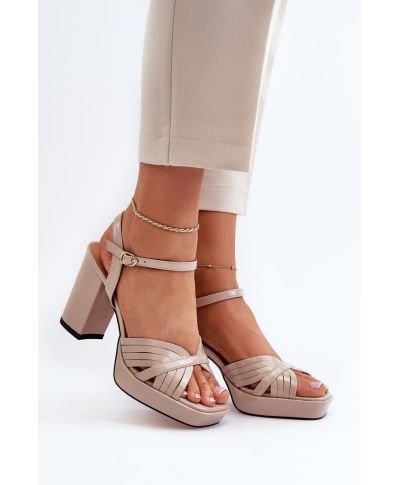  Sandali con tacco model 195544 Step in style 