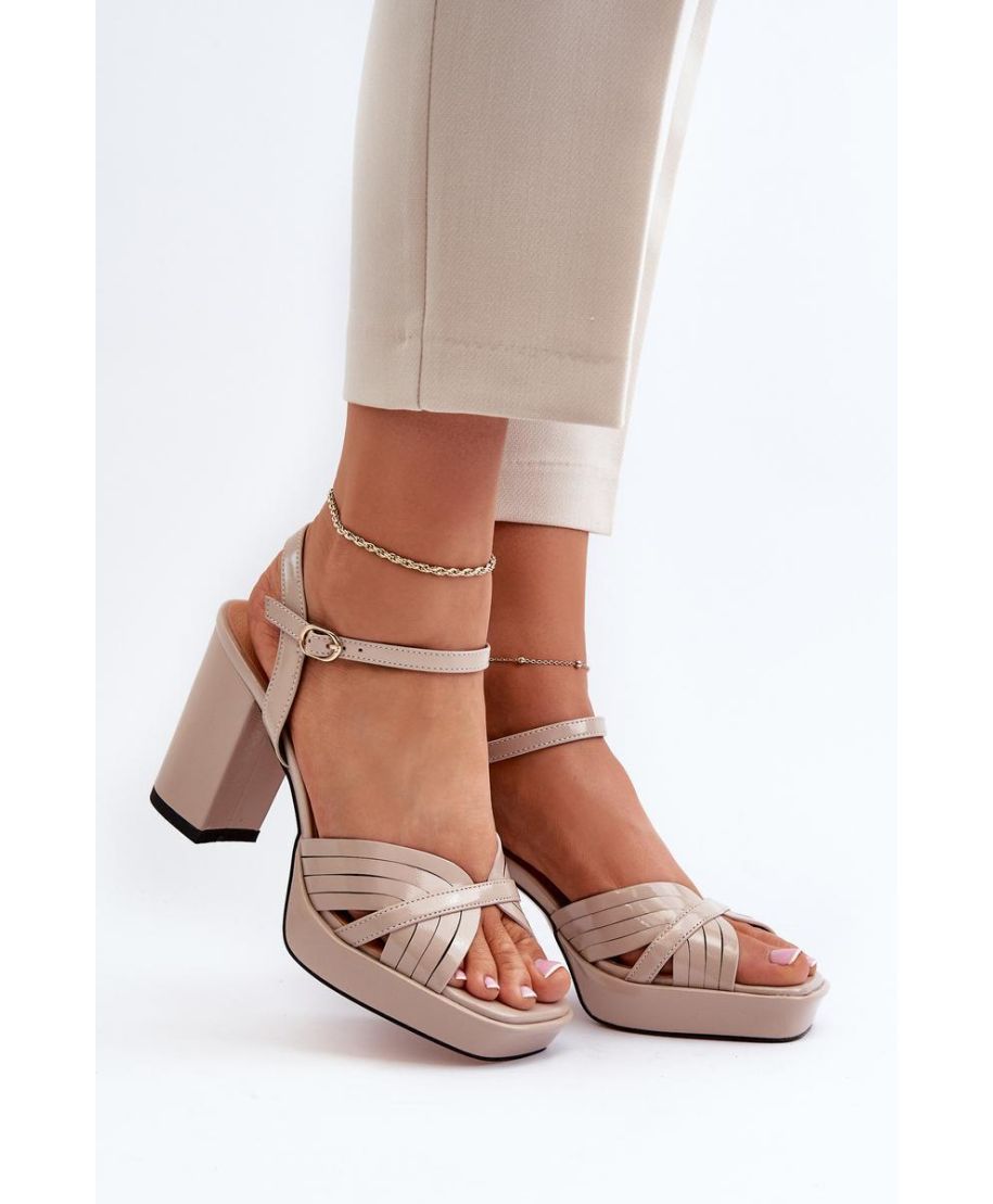  Sandali con tacco model 195544 Step in style 