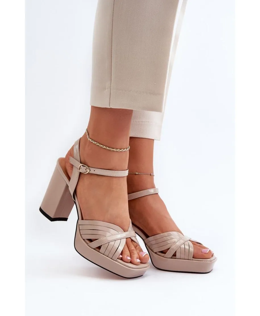  Sandali con tacco model 195544 Step in style 