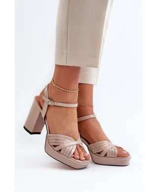  Sandali con tacco model 195544 Step in style 