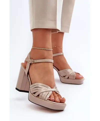  Sandali con tacco model 195544 Step in style 