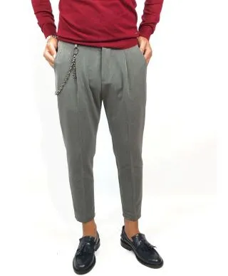 Pantaloni, grigi - Crop